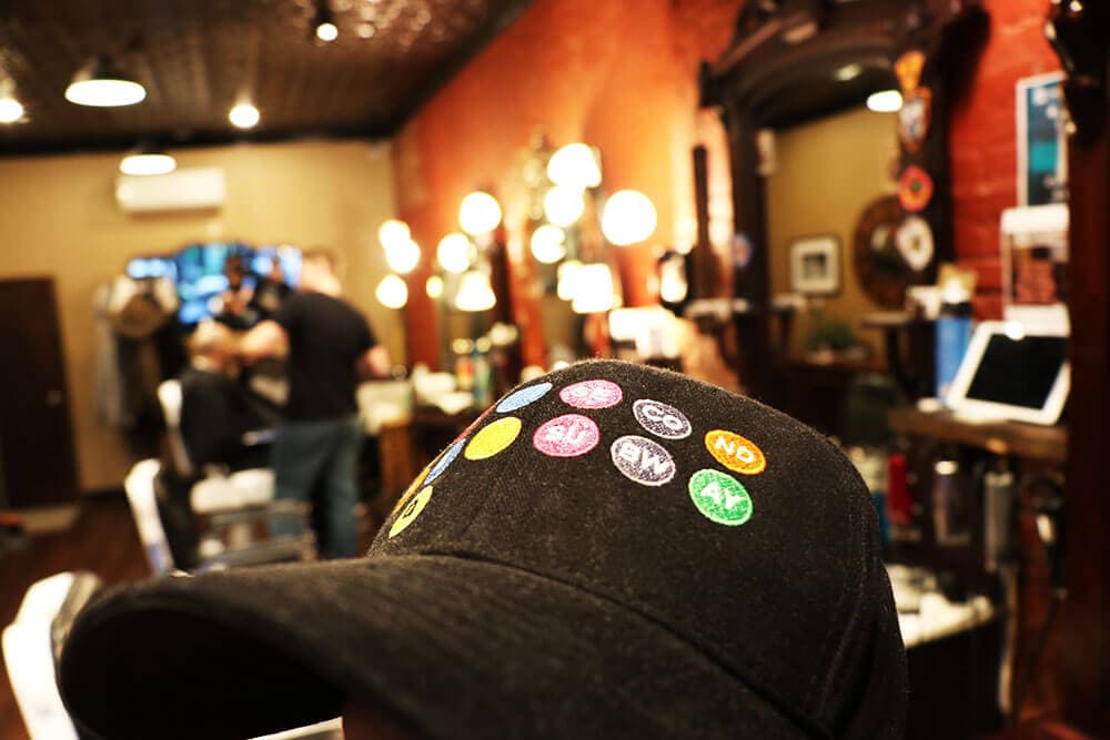 Interior of Original Barbershop